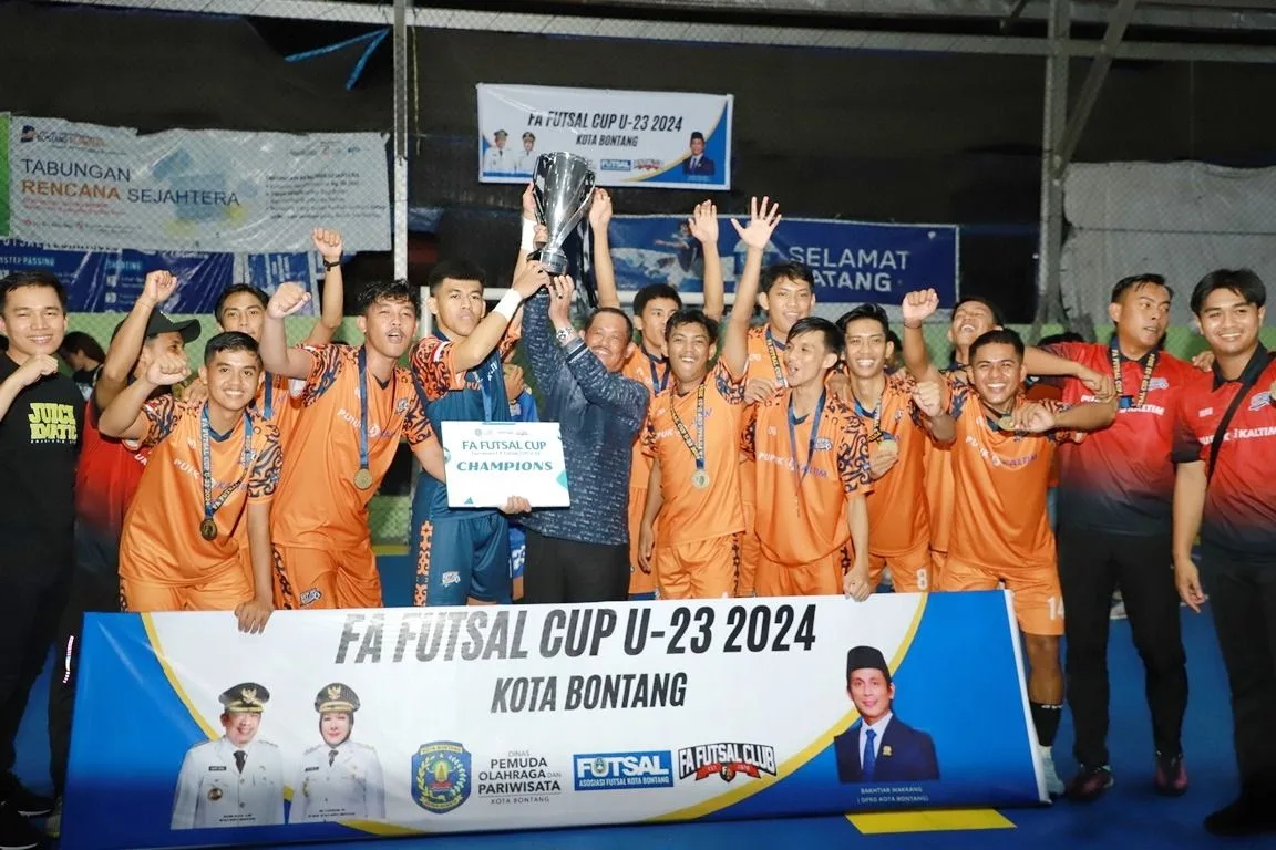 Turnamen Futsal FA Cup U-20 dan U-23 Tahun 2024 Sukses Digelar di Bontang