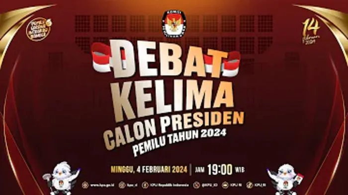 Link Nonton Debat Kelima Capres Pemilu 2024