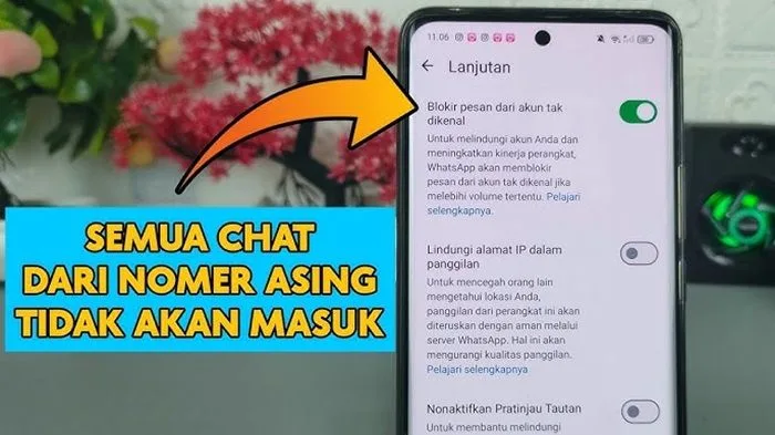 Cara Blokir Otomatis Chat dari Nomor Asing di WhatsApp: Jaga Privasi Anda