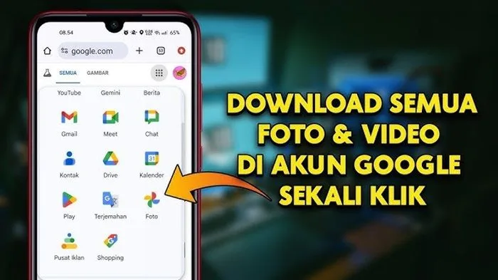 Cara Mudah Download Semua Foto dan Video dari Akun Google