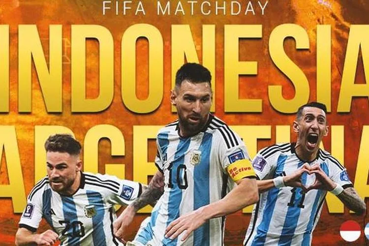 Tiket Indonesia vs Argentina Dijual Mulai 5 Juni, Cek Cara Beli dan Harganya