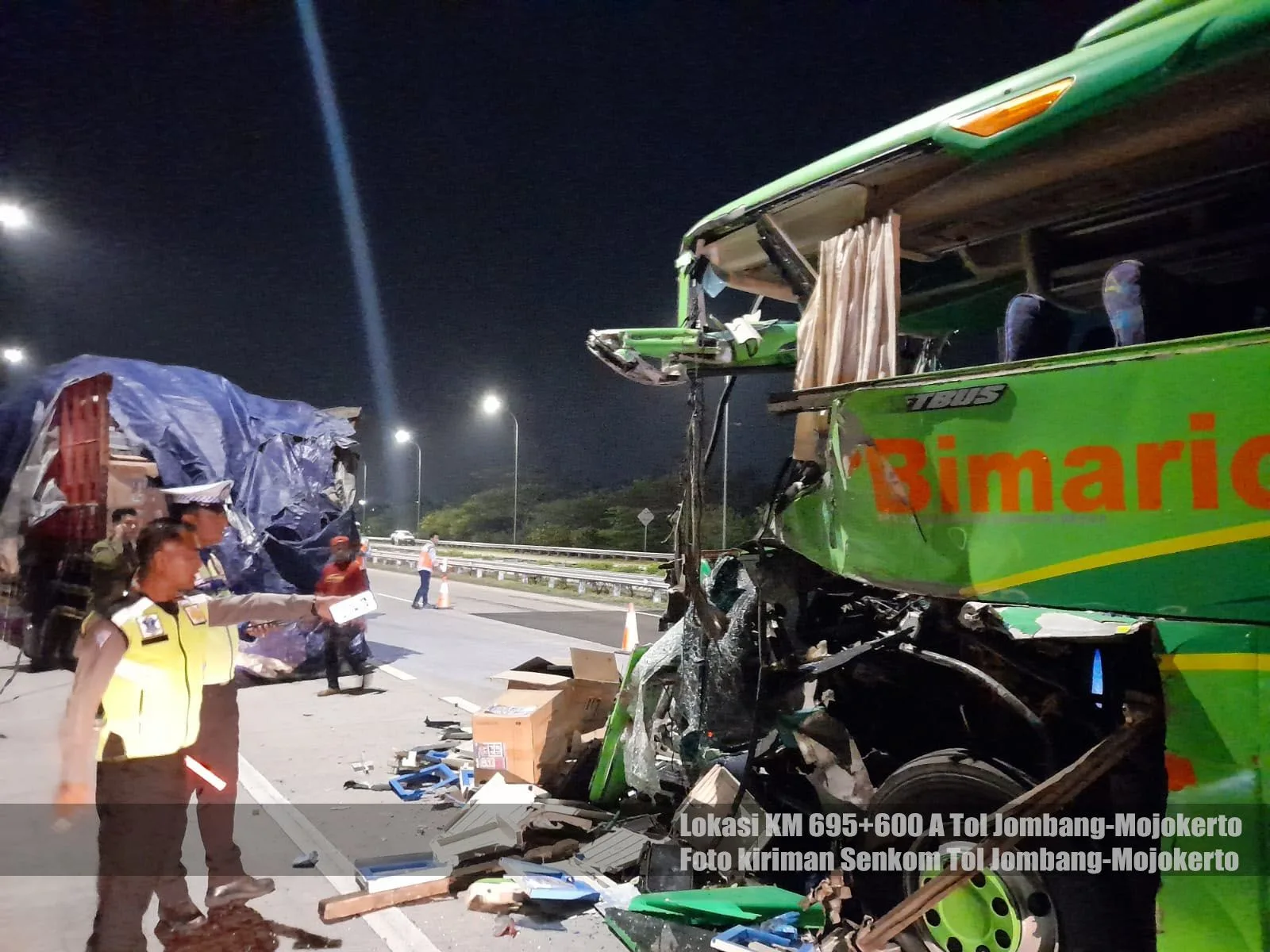Kecelakaan Maut Bus Pariwisata di Tol Jombang-Mojokerto, 2 Tewas dan 15 Luka-Luka