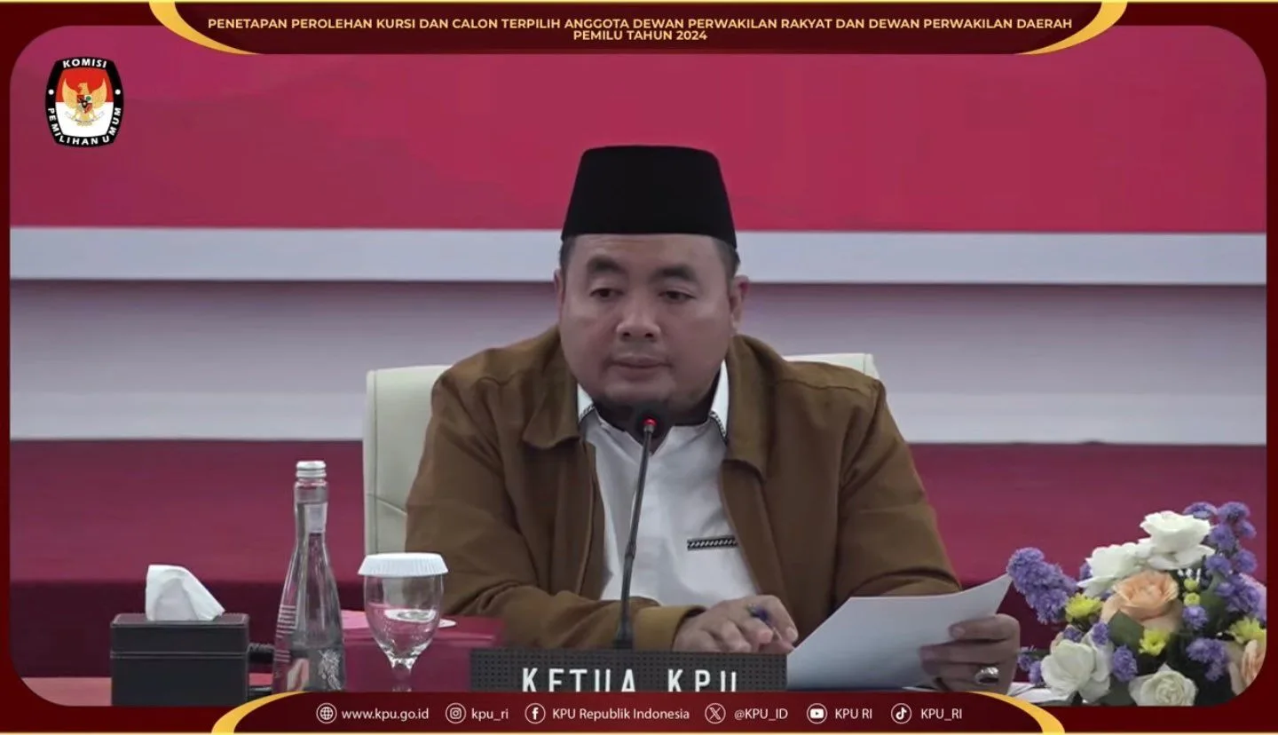 Delapan Partai Politik Lolos ke DPR RI, KPU Umumkan Hasil Resmi Pileg 2024