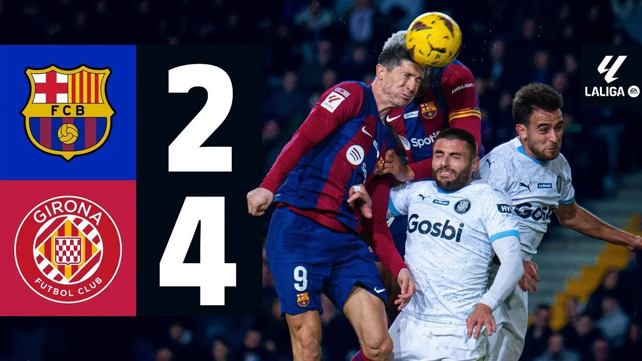Barcelona Tumbang di Kandang Sendiri, Girona Menang Dramatis 4-2