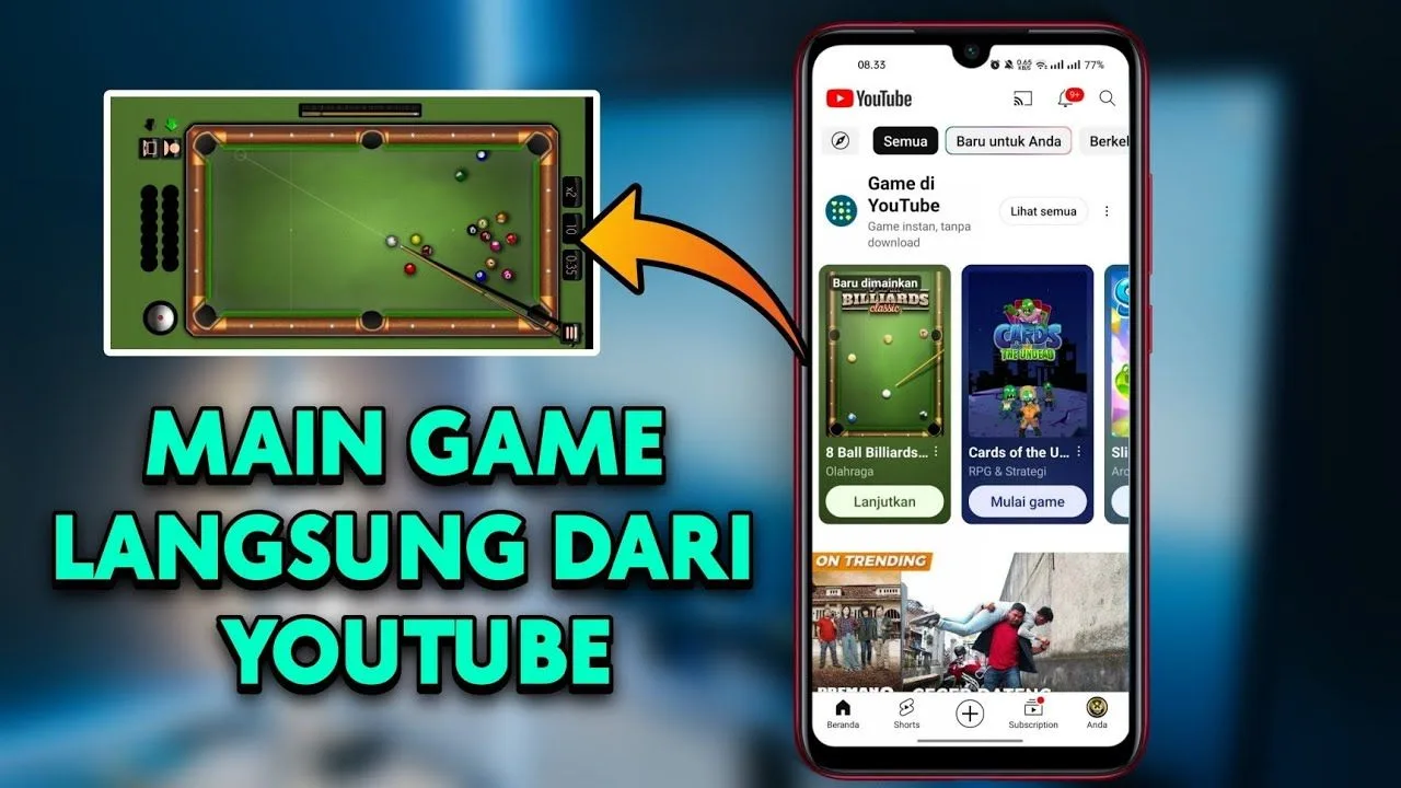 Main Game Seru di YouTube Tanpa Ribet Download Aplikasi? Begini Caranya