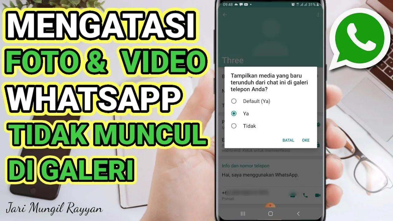 Foto dan Video WhatsApp Tidak Muncul di Galeri? Ini Solusinya