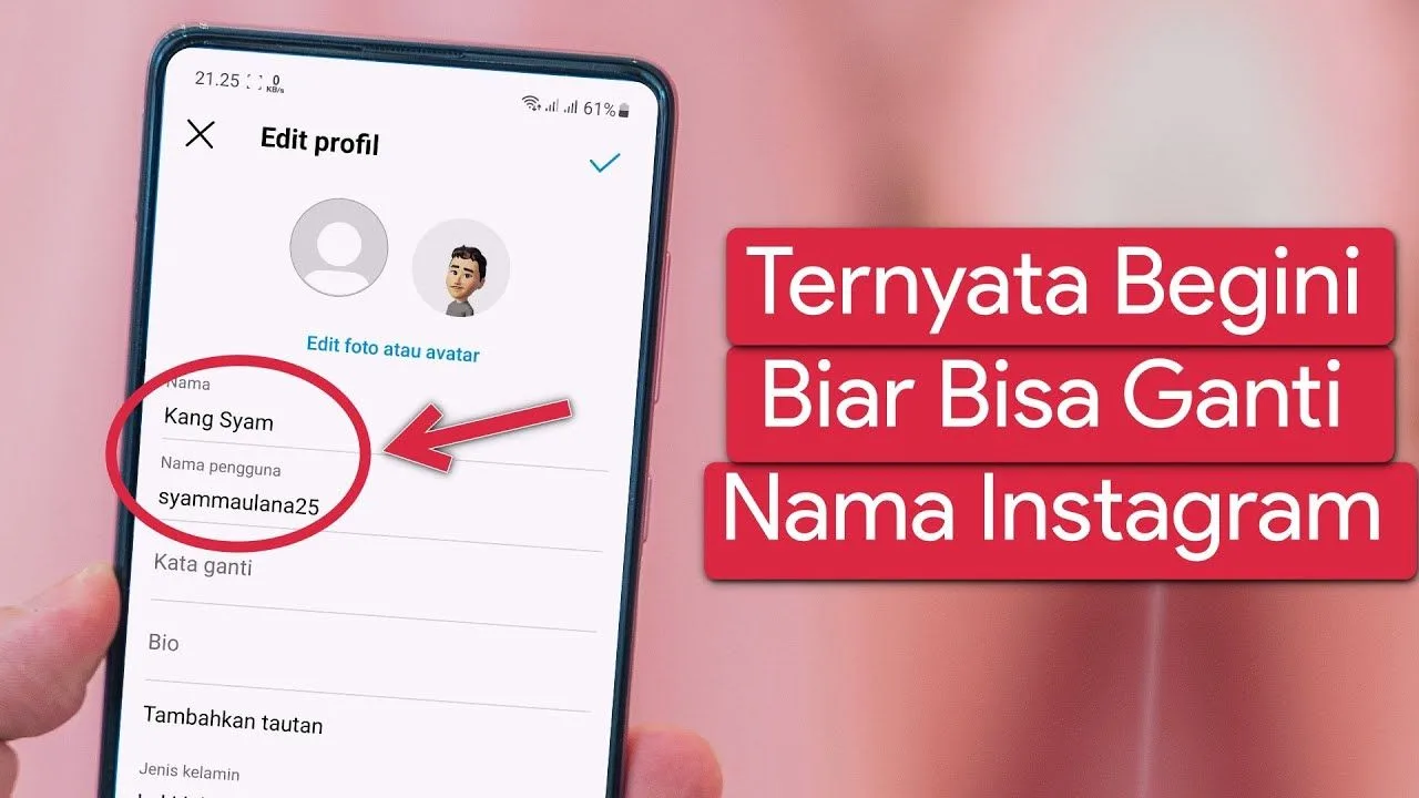 Tutorial Cara Mengganti Nama Pengguna Instagram dengan Mudah dan Cepat