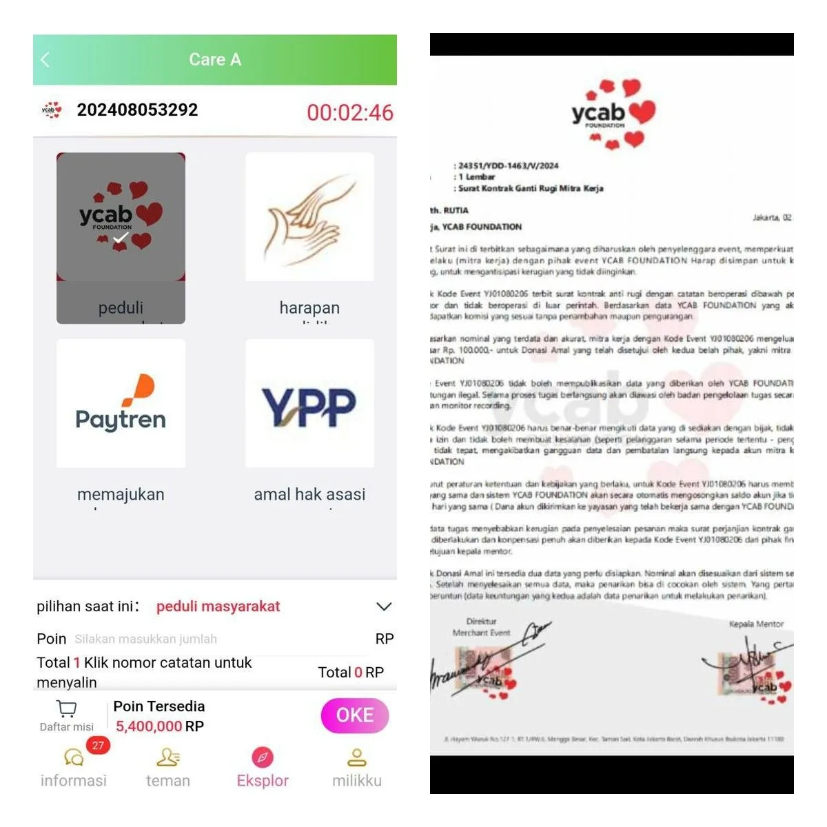 Waspada Penipuan Mengatasnamakan YPP dan YCAB Foundation