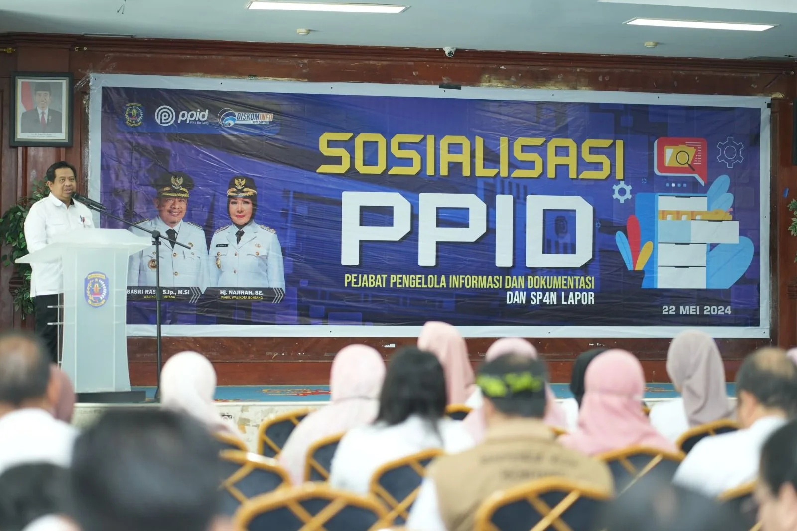 Diskominfo Bontang Sosialisasi PPID dan SP4N LAPOR, Perkuat Keterbukaan Informasi Publik