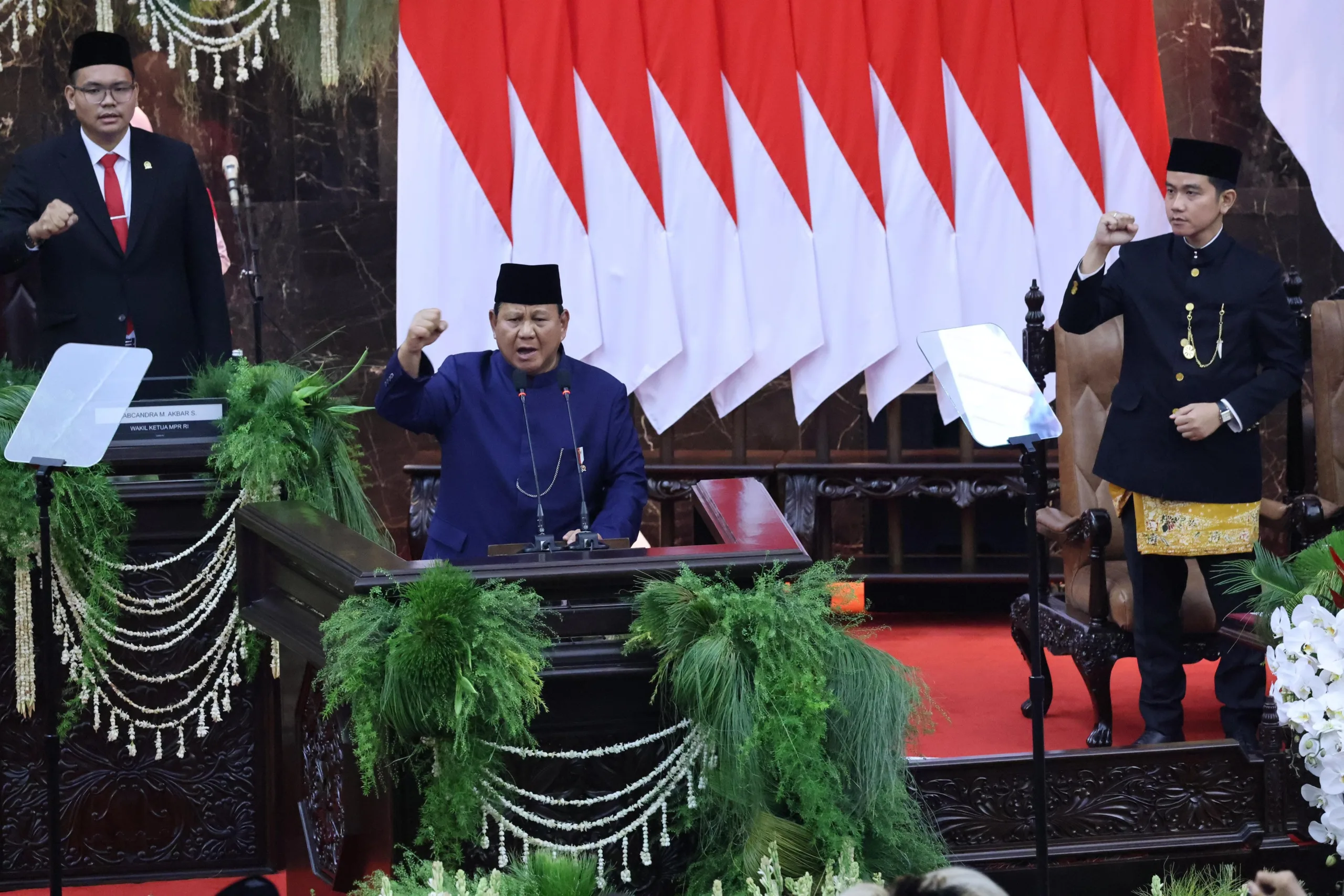 Isi Pidato Perdana Presiden Prabowo Subianto, Tegaskan Pemerintahan yang Bersih hingga Rakyat Belum Sejahtera