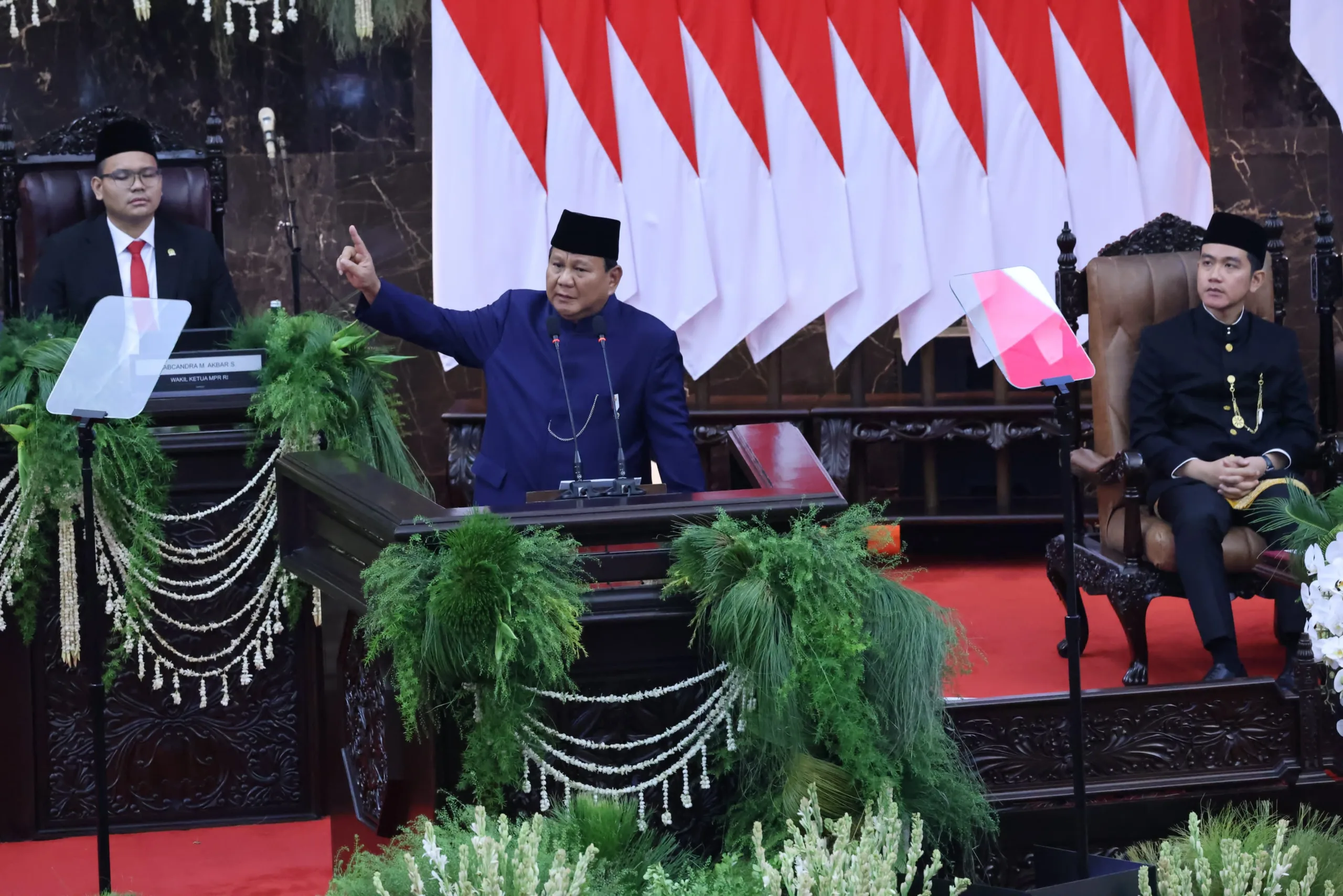 Prabowo Tegaskan Dukungan untuk Palestina dalam Pidato Perdana Sebagai Presiden RI