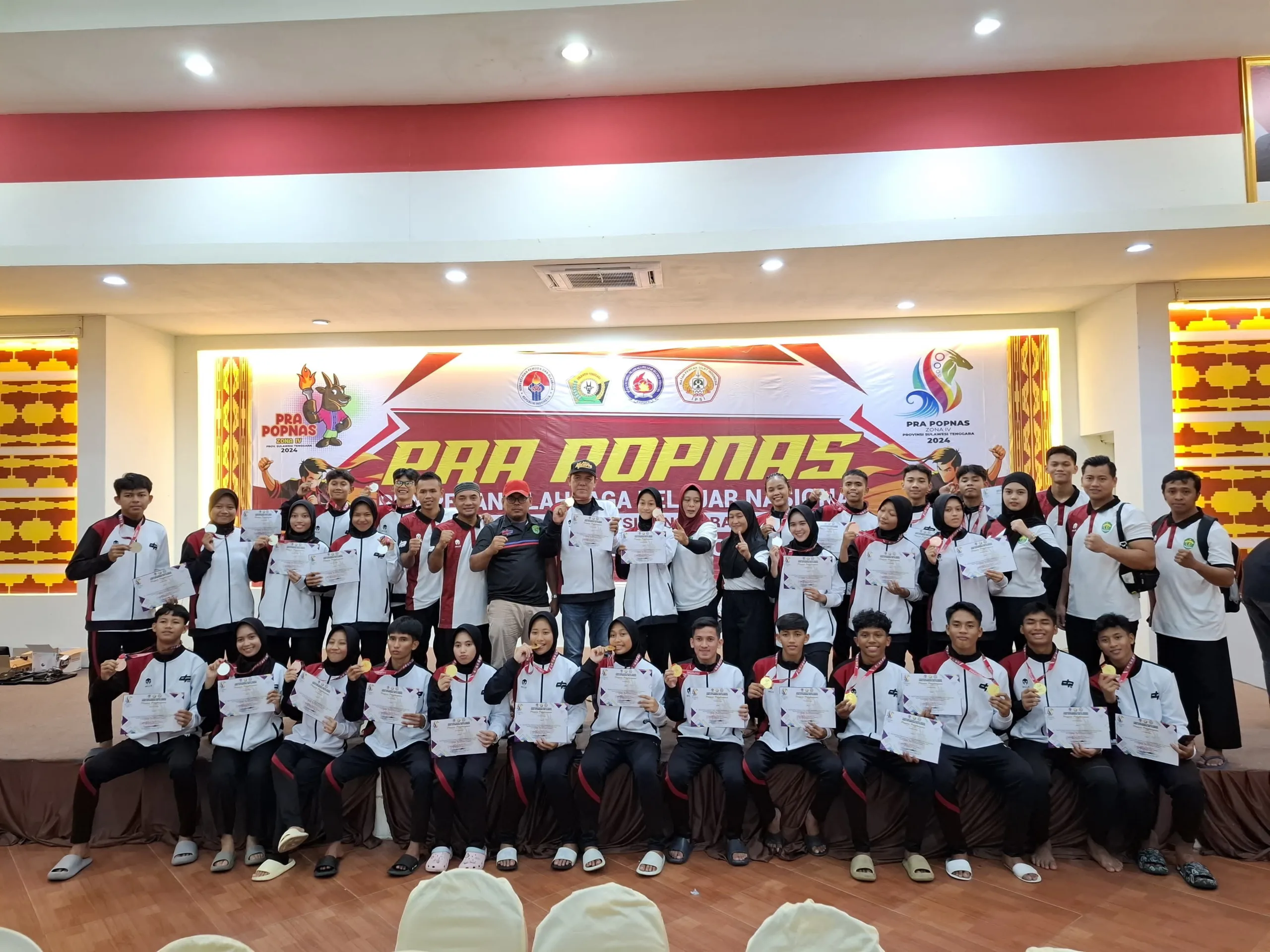Pencak Silat Kaltim Juara Umum di Pra Popnas Zona IV