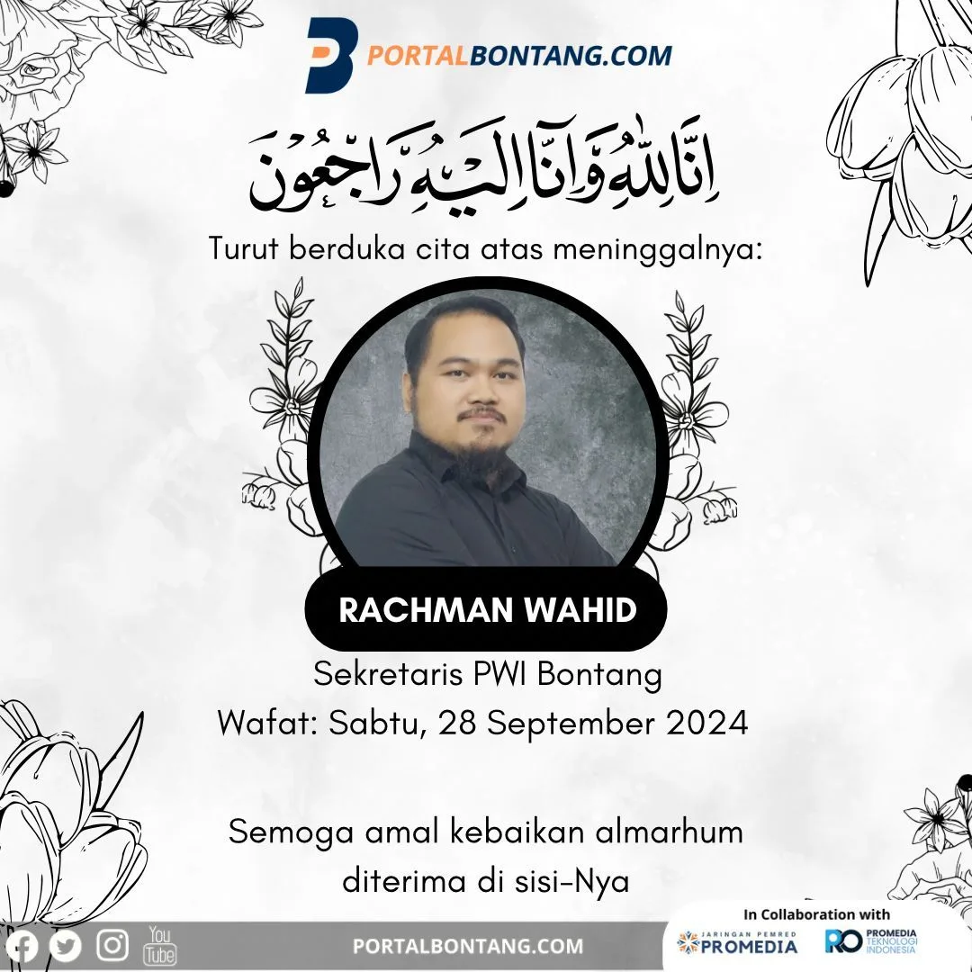 Sekretaris PWI Bontang, Rachman Wahid, Tutup Usia