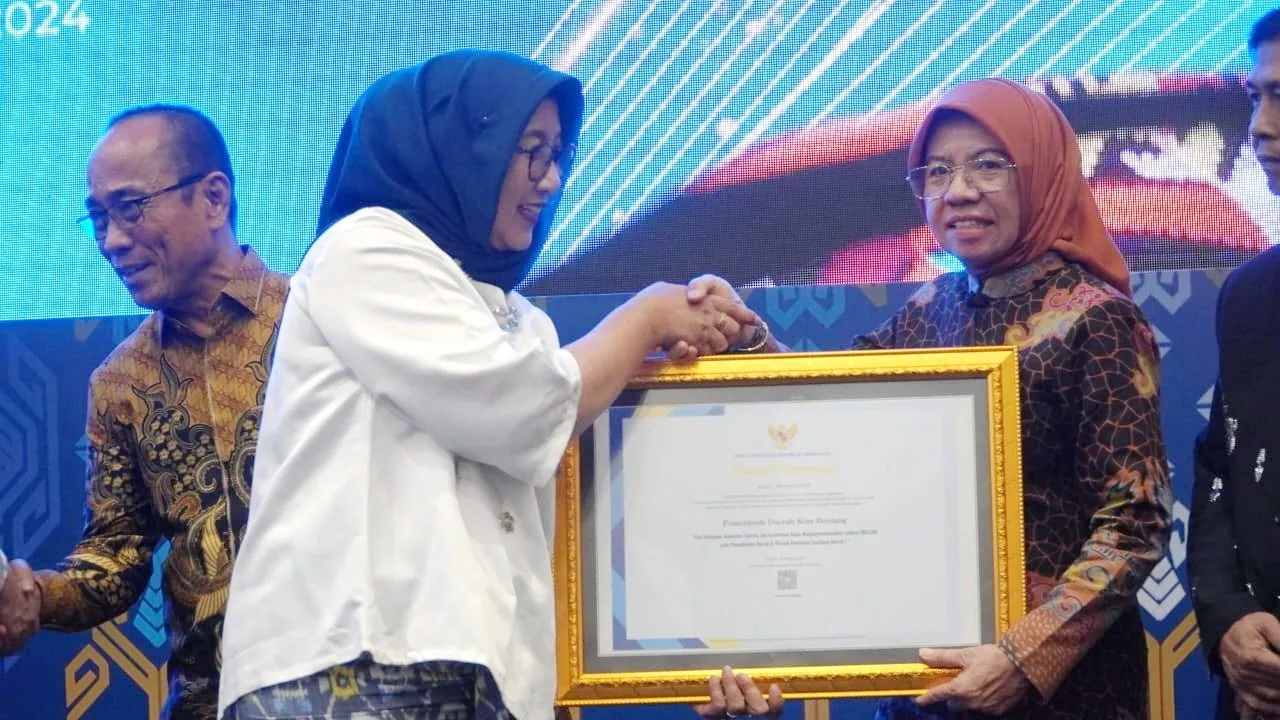 Pemkot Bontang Terima Penghargaan ANRI atas Implementasi Aplikasi Srikandi