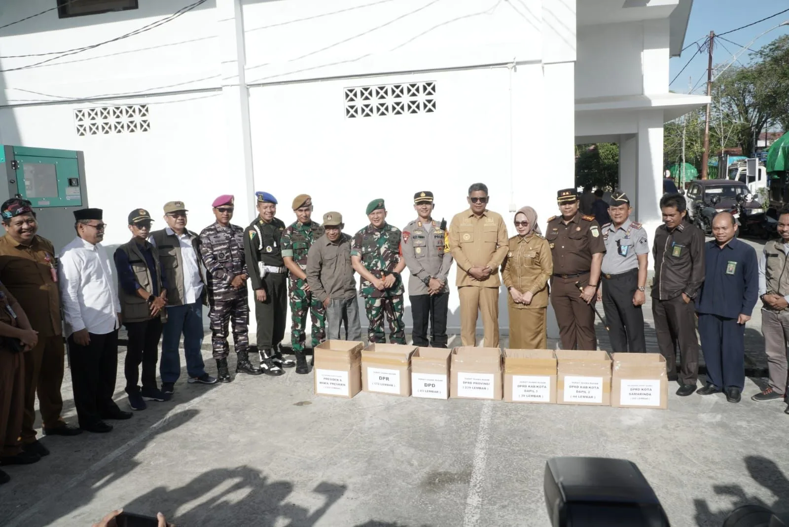 KPU Bontang Musnahkan 2.030 Surat Suara Presiden-Wapres yang Rusak