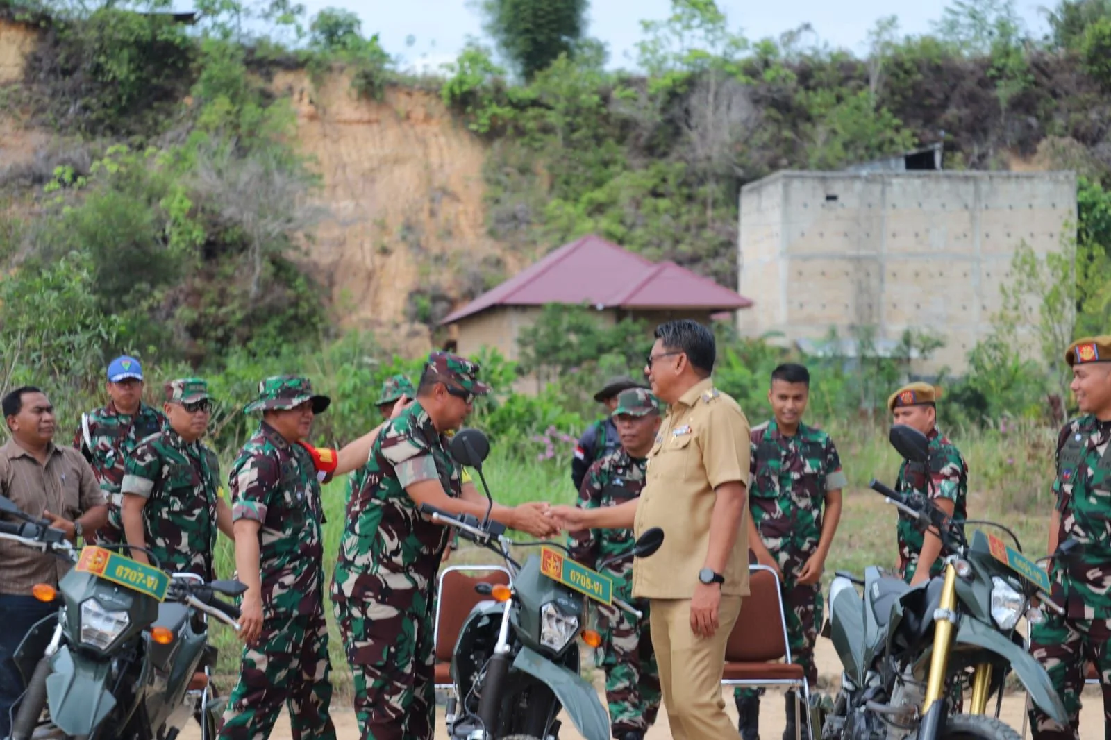 Progres TMMD ke-120 di Bontang Capai 50 Persen, Brigjen TNI Terry Tresna Purnama Tinjau Langsung