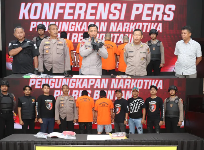 Dua Kurir Lintas Daerah Diringkus di Bontang, Sabu Seberat 643 Gram Jadi Bukti