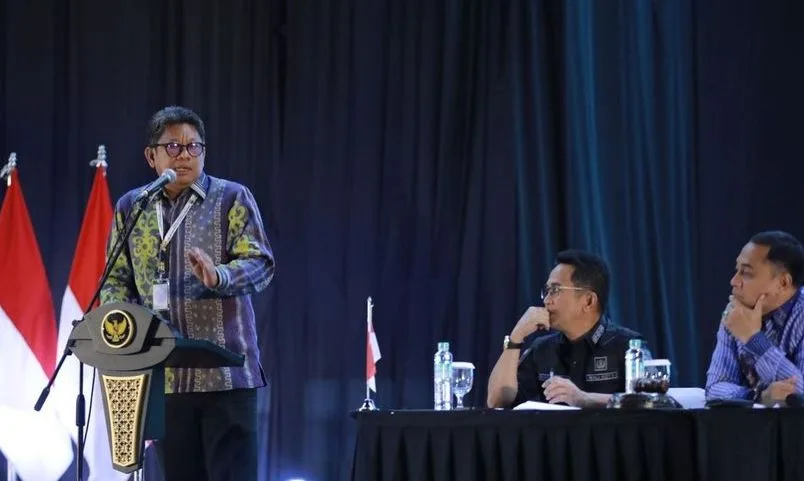 Wali Kota Bontang Sampaikan Usulan Komisariat Wilayah V dalam Rakernas Apeksi XVII di Balikpapan