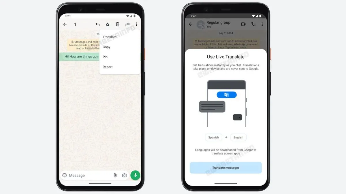 WhatsApp Uji Coba Fitur Terjemahan Pesan Langsung untuk Android