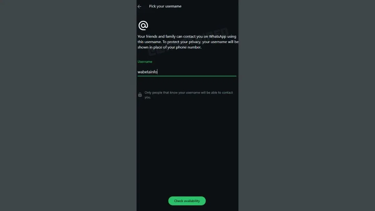 WhatsApp Uji Coba Fitur Username untuk Web Client, Kontak Tanpa Perlu Nomor Telepon