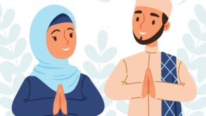 Ilustrasi pasangan suami istri. Apa hukumnya mencium istri saat puasa? Ini jawabannya.