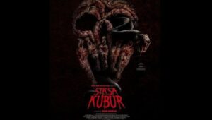 Poster film Siksa Kubur. Islam mengajarkan doa untuk terhindar dari siksa kubur.