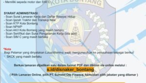 PT. Summit Oto Finance Buka Lowongan Kerja di Bontang!