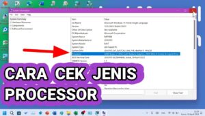 2 Cara Mudah Mengecek Jenis Processor di Laptop Windows 11