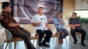 Acara diskusi "Daulat Bicara: Siapa Menteri BUMN Pilihan Prabowo?" di Jakarta, Jumat 11 Oktober 2024.