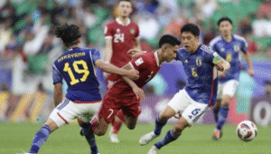 Potret Timnas Indonesia vs Timnas Jepang dalam laga fase grup AFC Asian Cup 2024, pada 24 Januari 2024 lalu.