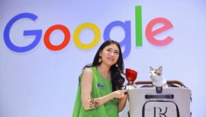 Potret kucing peliharaan Presiden Prabowo Subianto, Bobby Kertanegara yang mendapatkan penghargaan dari Google Indonesia.