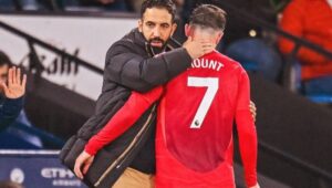 Pelatih Klub di Liga Inggris Manchester United, Ruben Amorim.