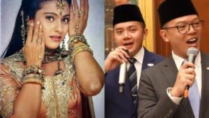 Artis Bollywood, Kajol merespon Mayor Teddy dan Menlu menyanyikan Kuch Kuch Hota Hai.