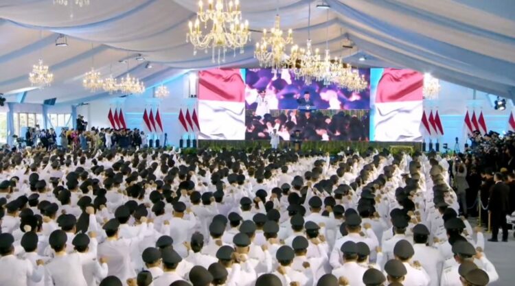 Presiden RI Prabowo Subianto menegaskan kepada 961 kepala daerah yang baru dilantik untuk selalu berjuang demi kesejahteraan masyarakat di daerah masing-masing.