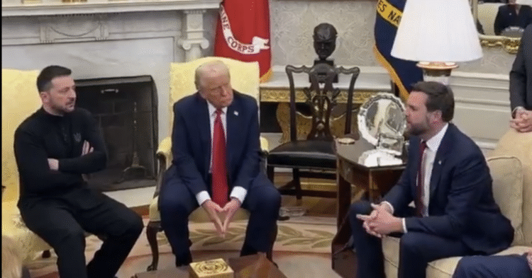 Pertemuan antara Presiden Amerika Serikat, Donald Trump, dan Presiden Ukraina, Volodymyr Zelenskyy jadi ajang adu mulut.