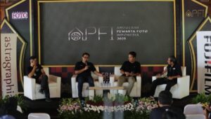 Acara Anugerah Pewarta Foto Indonesia (APFI) 2025 yang didukung oleh Indonesia Financial Group (IFG) di Kawasan Loji Gandrung, Solo, Jawa Tengah, pada Sabtu, 26 April 2025.