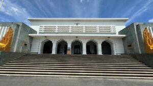Tampak depan Museum Mulawarman, Tenggarong.