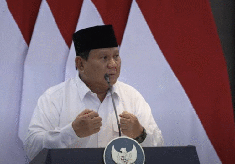 Presiden Republik Indonesia (RI), Prabowo Subianto.