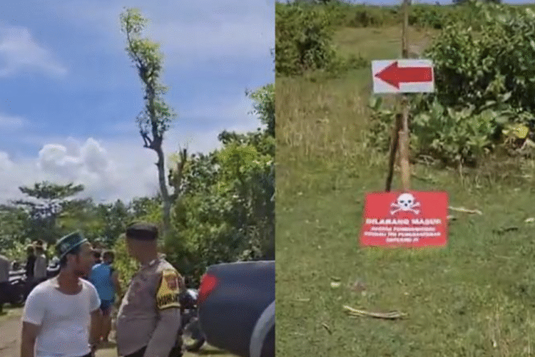 Potret video viral terkait peristiwa ledakan amunisi di Garut.