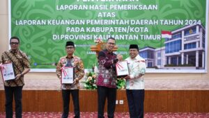 Untuk kesebelas kalinya secara berturut-turut sejak tahun 2015, Pemerintah Kota (Pemkot) Bontang berhasil mempertahankan opini Wajar Tanpa Pengecualian (WTP) dari BPK RI.
