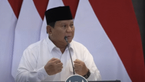 Presiden Republik Indonesia (RI), Prabowo Subianto.