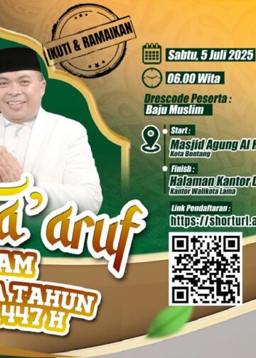 Pemkot Bontang akan menggelar Pawai Taaruf dalam rangka menyambut Tahun Baru Islam, 1 Muharram 1447 H. (PPID Kota Bontang)
