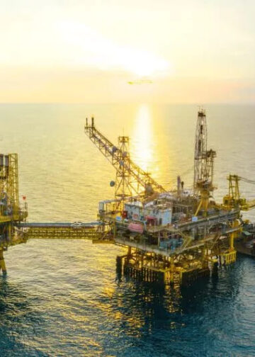 Anjungan migas lepas pantai Subholding Upstream Pertamina. (PHE)